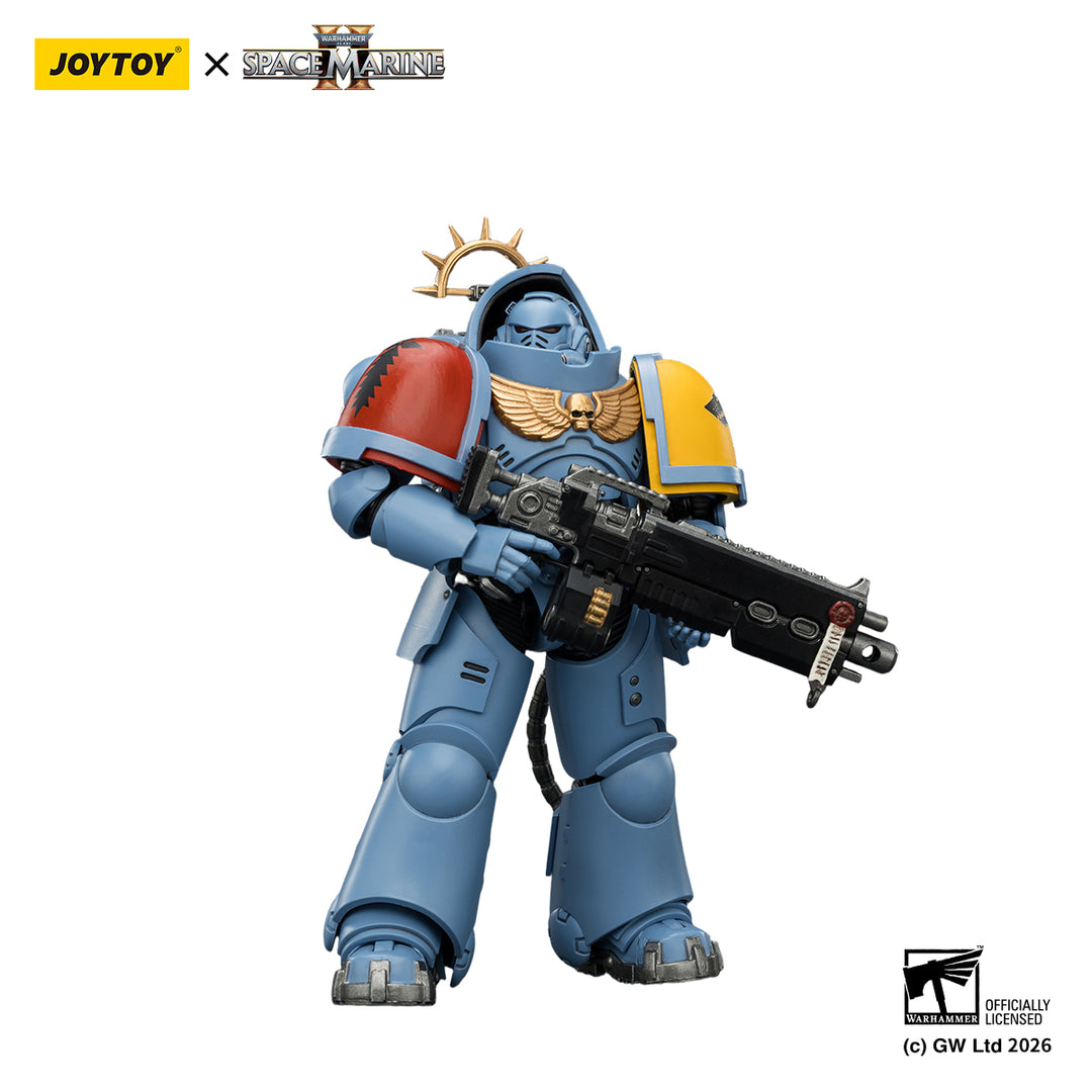 ゲームエディション スペースウルフ ヘビーインターセッサー（ヘビーボルトライフル＆ボルターピストル装備） 1/18スケール