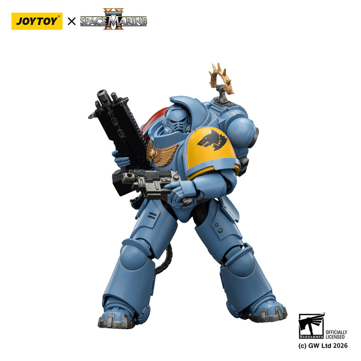 ゲームエディション スペースウルフ ヘビーインターセッサー（ヘビーボルトライフル＆ボルターピストル装備） 1/18スケール