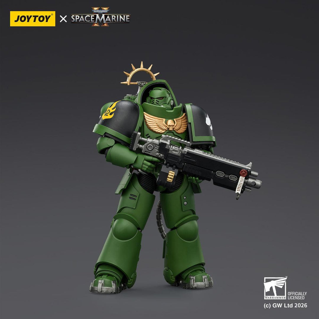 ゲームエディション サラマンダー ヘビーインターセッサー（ヘビーボルトライフル＆ボルターピストル装備） 1/18スケール