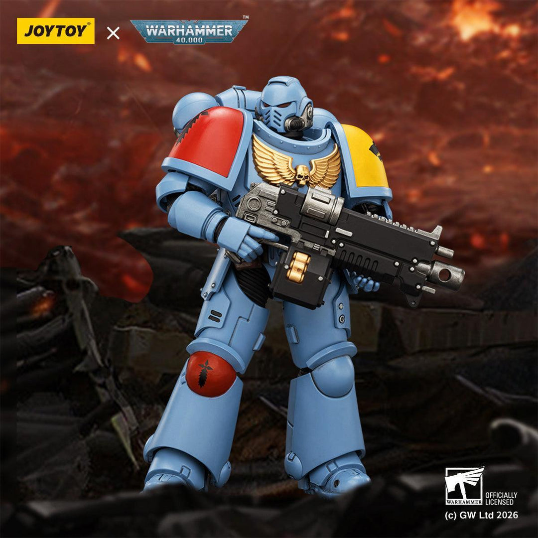スペースウルフ インターセッサー（ボルトライフル・ボルターピストル・チェーンソード装備） 1/18スケール