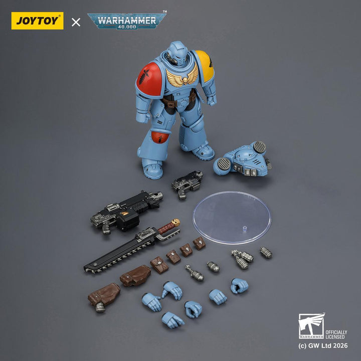 スペースウルフ インターセッサー（ボルトライフル・ボルターピストル・チェーンソード装備） 1/18スケール