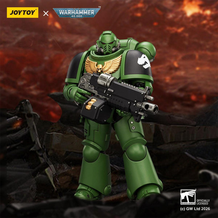 サラマンダー インターセッサー（ボルトライフル・ボルターピストル・チェーンソード装備） 1/18スケール