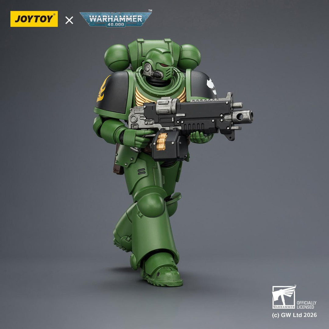 サラマンダー インターセッサー（ボルトライフル・ボルターピストル・チェーンソード装備） 1/18スケール