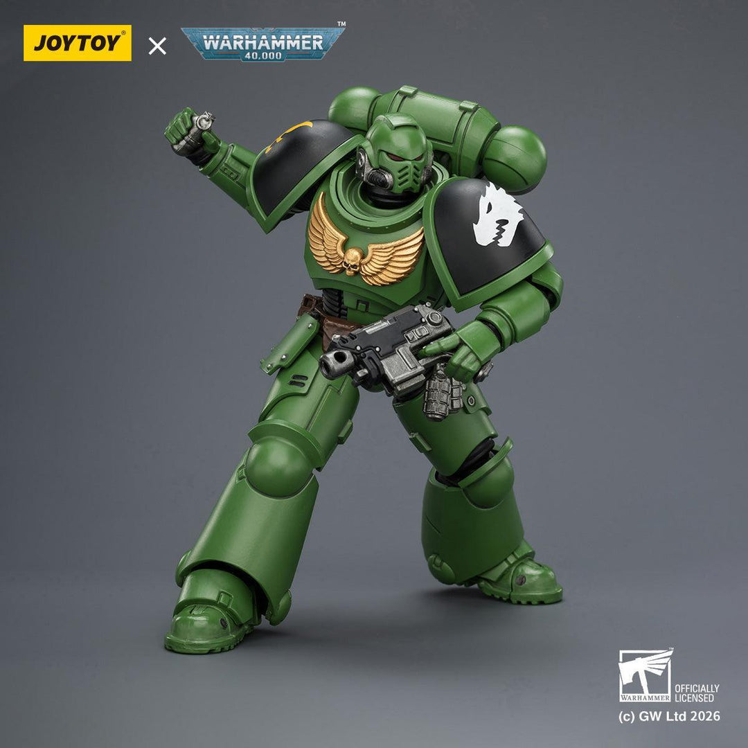 サラマンダー インターセッサー（ボルトライフル・ボルターピストル・チェーンソード装備） 1/18スケール