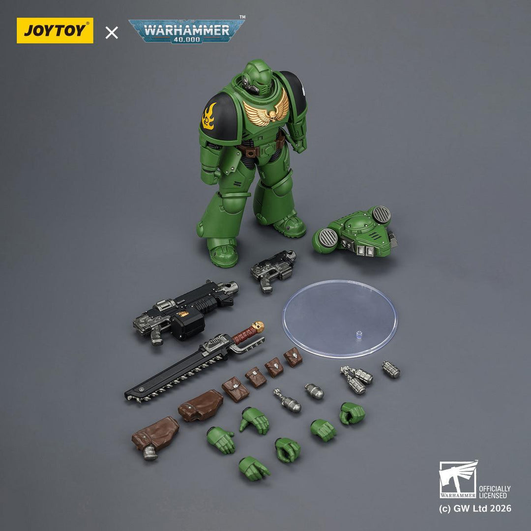 サラマンダー インターセッサー（ボルトライフル・ボルターピストル・チェーンソード装備） 1/18スケール