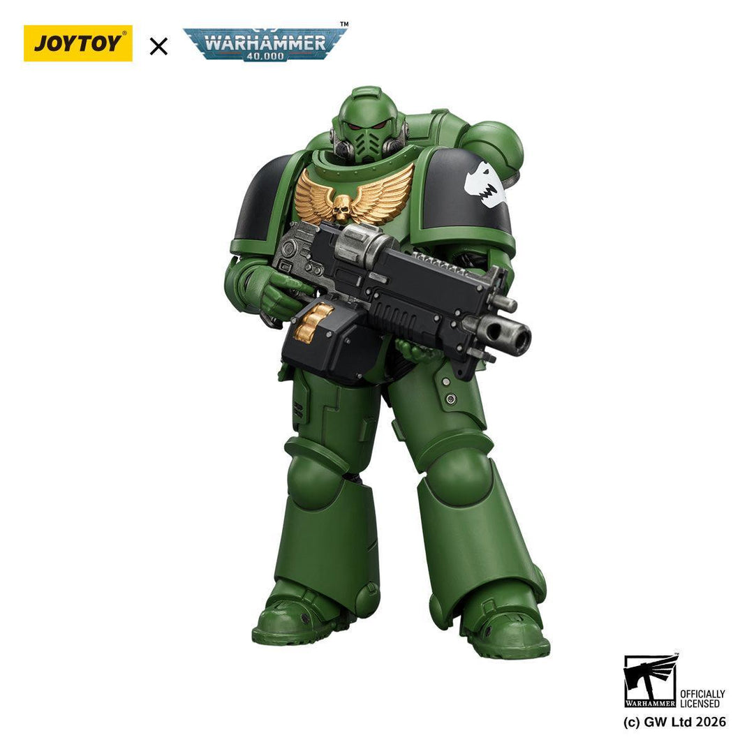 サラマンダー インターセッサー（ボルトライフル・ボルターピストル・チェーンソード装備） 1/18スケール