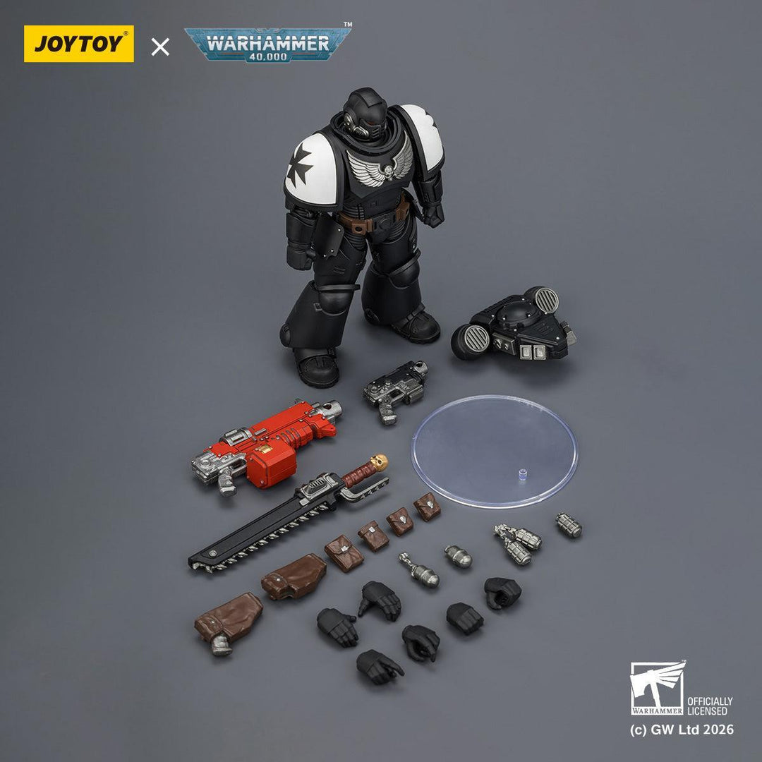 ブラックテンプラー インターセッサー（ボルトライフル・ボルターピストル・チェーンソード装備） 1/18スケール
