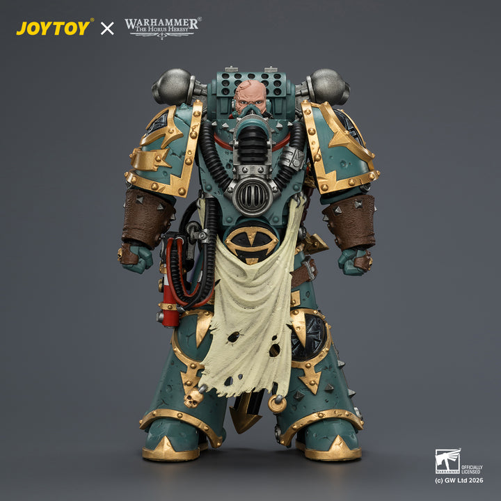 サン・オブ・ホルス マロガースト・ザ・ツイステッド（ウォーマスターの諮問官） レギオン・スタンダード＆ベインストライク・ボルター装備 1/18スケール