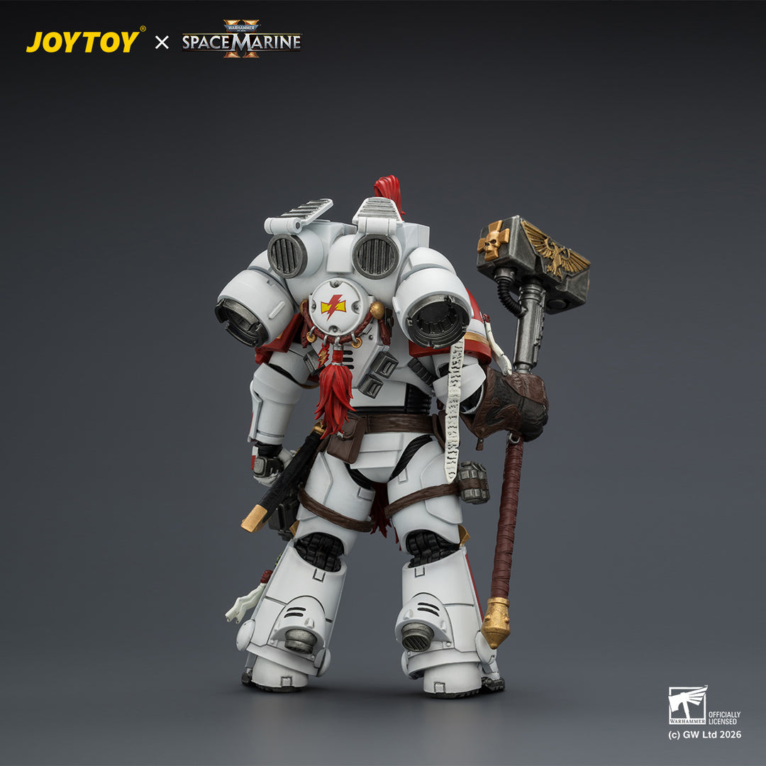 ゲームエディション ホワイトスカー アサルトインターセッサー・チャンピオン（サンダーハンマー＆ボルターピストル装備） 1/18スケール