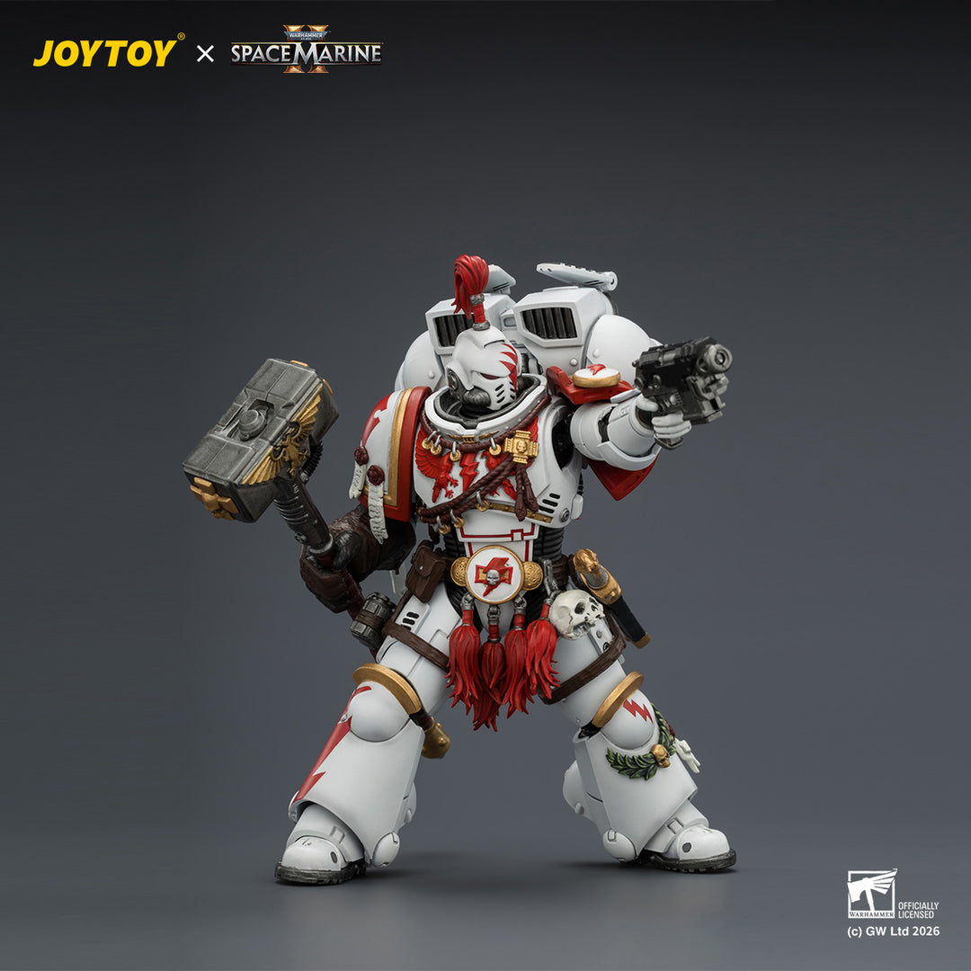 ゲームエディション ホワイトスカー アサルトインターセッサー・チャンピオン（サンダーハンマー＆ボルターピストル装備） 1/18スケール