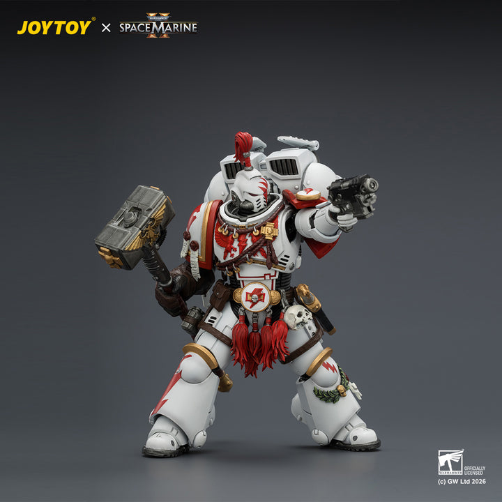 ゲームエディション ホワイトスカー アサルトインターセッサー・チャンピオン（サンダーハンマー＆ボルターピストル装備） 1/18スケール