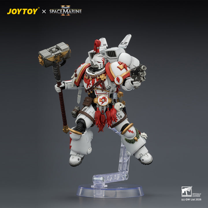 ゲームエディション ホワイトスカー アサルトインターセッサー・チャンピオン（サンダーハンマー＆ボルターピストル装備） 1/18スケール