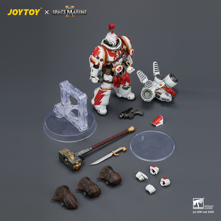 ゲームエディション ホワイトスカー アサルトインターセッサー・チャンピオン（サンダーハンマー＆ボルターピストル装備） 1/18スケール