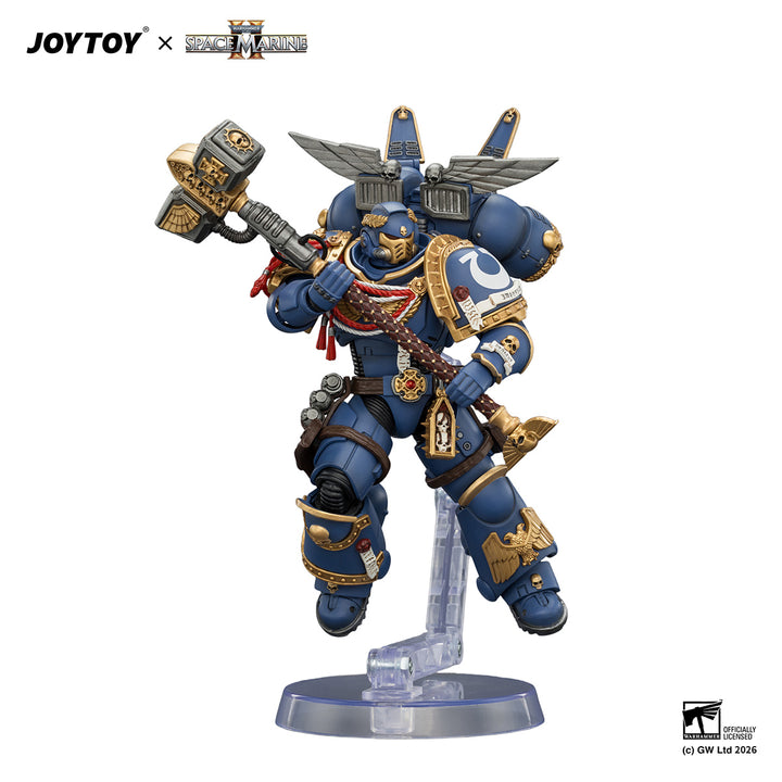 ゲームエディション ウルトラマリン  アサルトインターセッサー（ジャンプパック・サンダーハンマー・ネオボルカイト・ピストル装備） 1/18スケール