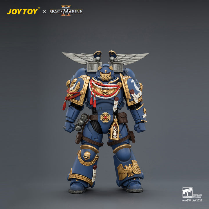 ゲームエディション ウルトラマリン  アサルトインターセッサー（ジャンプパック・サンダーハンマー・ネオボルカイト・ピストル装備） 1/18スケール