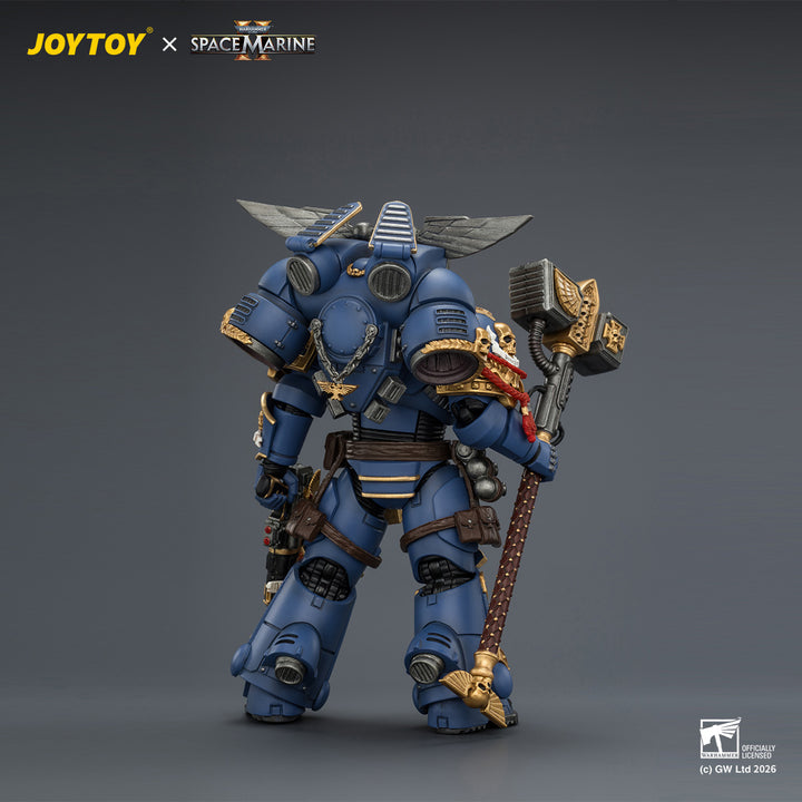 ゲームエディション ウルトラマリン  アサルトインターセッサー（ジャンプパック・サンダーハンマー・ネオボルカイト・ピストル装備） 1/18スケール