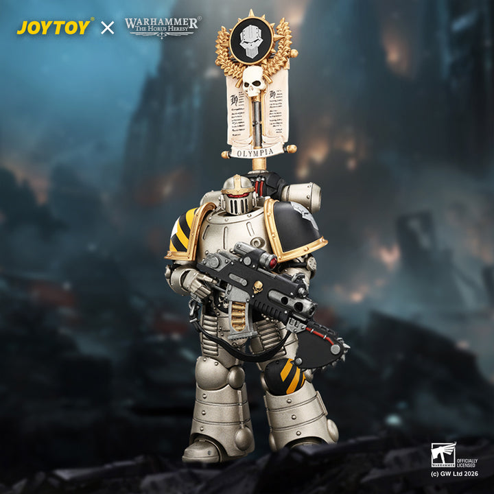アイアン・ウォリアー MkIIタクティカル・レギオネアリ1（レギオンフラッグ・ボルター・ボルターピストル装備） 1/18スケール