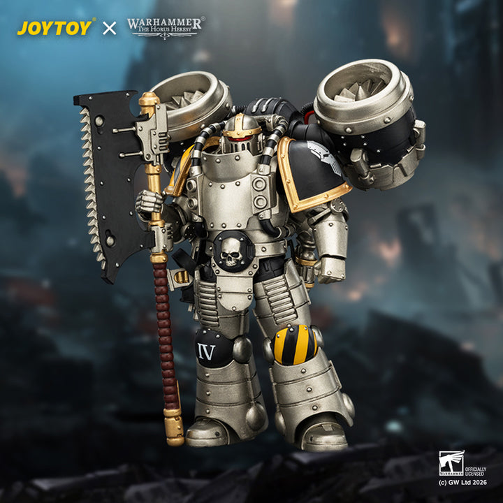 アイアン・ウォリアー MkIIアサルト・レギオネアリ2（ボルターピストル＆ヘビーチェーンアクス装備） 1/18スケール