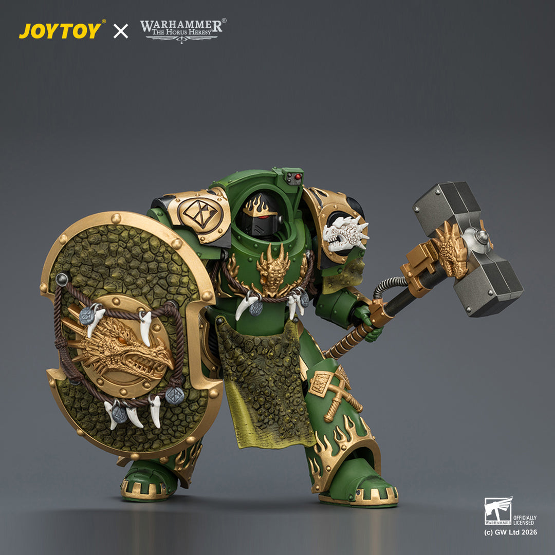 サラマンダー ファイアドレイク・ターミネーター1（サンダーハンマー＆ドラゴンスケール・ストームシールド装備） 1/18スケール