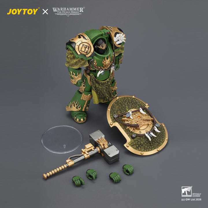 サラマンダー ファイアドレイク・ターミネーター1（サンダーハンマー＆ドラゴンスケール・ストームシールド装備） 1/18スケール