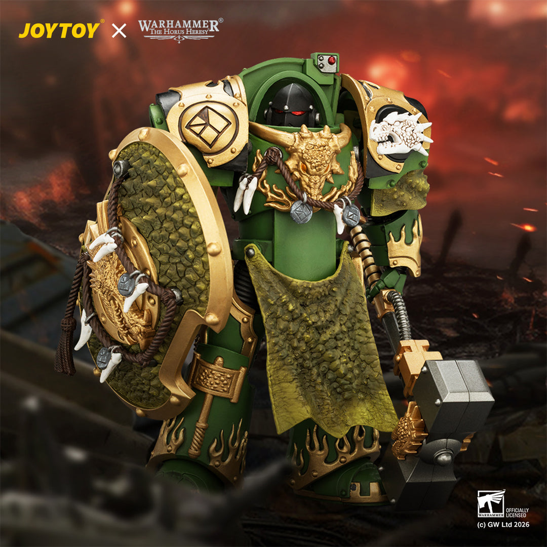 サラマンダー ファイアドレイク・ターミネーター2（サンダーハンマー＆ドラゴンスケール・ストームシールド装備） 1/18スケール