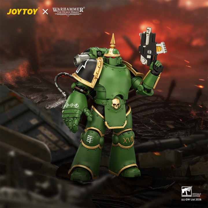 サラマンダー MK III タクティカル・レギオネアリ（プラズマピストル＆ボルターピストル装備） 1/18スケール