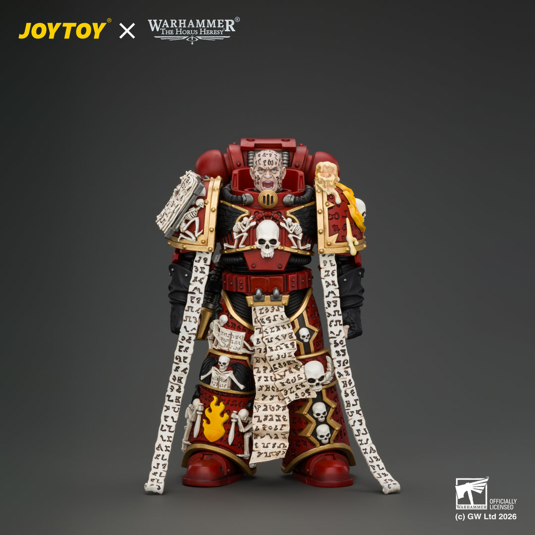 ワードベアラー ダーク・アポストル エレバス 邪悪の杖＆プラズマピストル装備 1/18スケール
