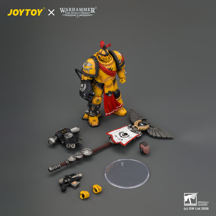 インペリアル・フィスト ヘラルド・コンスル 戦旗＆ボルトピストル装備 1/18スケール