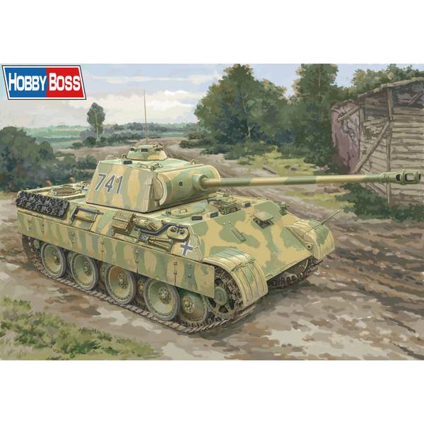 童友社(DOYUSHA) ドイツ中戦車 パンサーA型 ファイティングヴィークルシリーズ 1/48スケール 未塗装組立キット