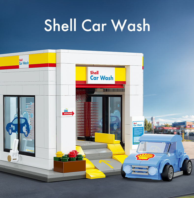 『Shell』ブロックキット 洗車機