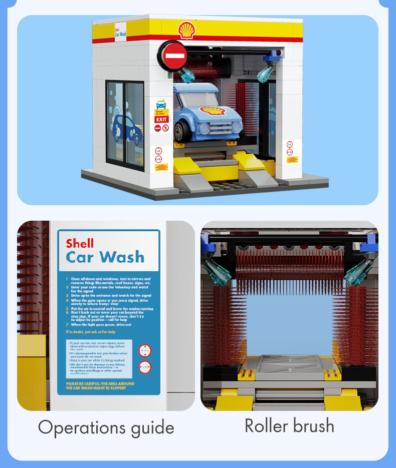 『Shell』ブロックキット 洗車機