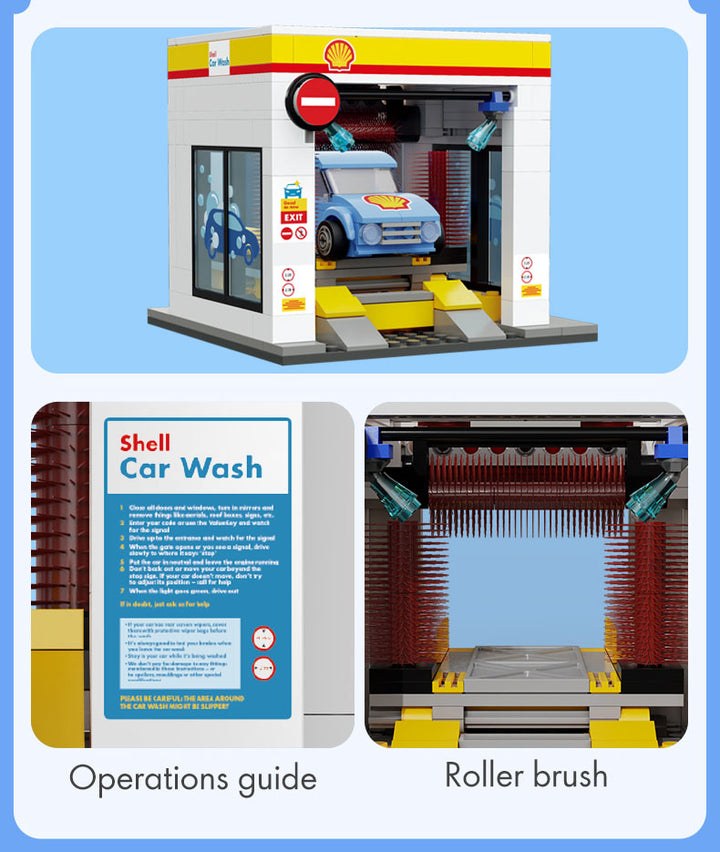 『Shell』ブロックキット 洗車機