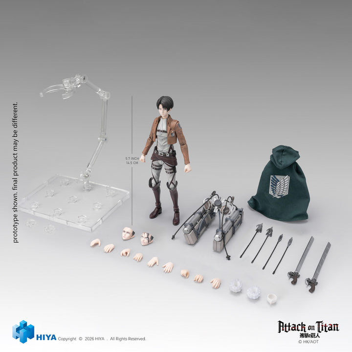 リヴァイ・アッカーマン アクションフィギュア 1/12スケール