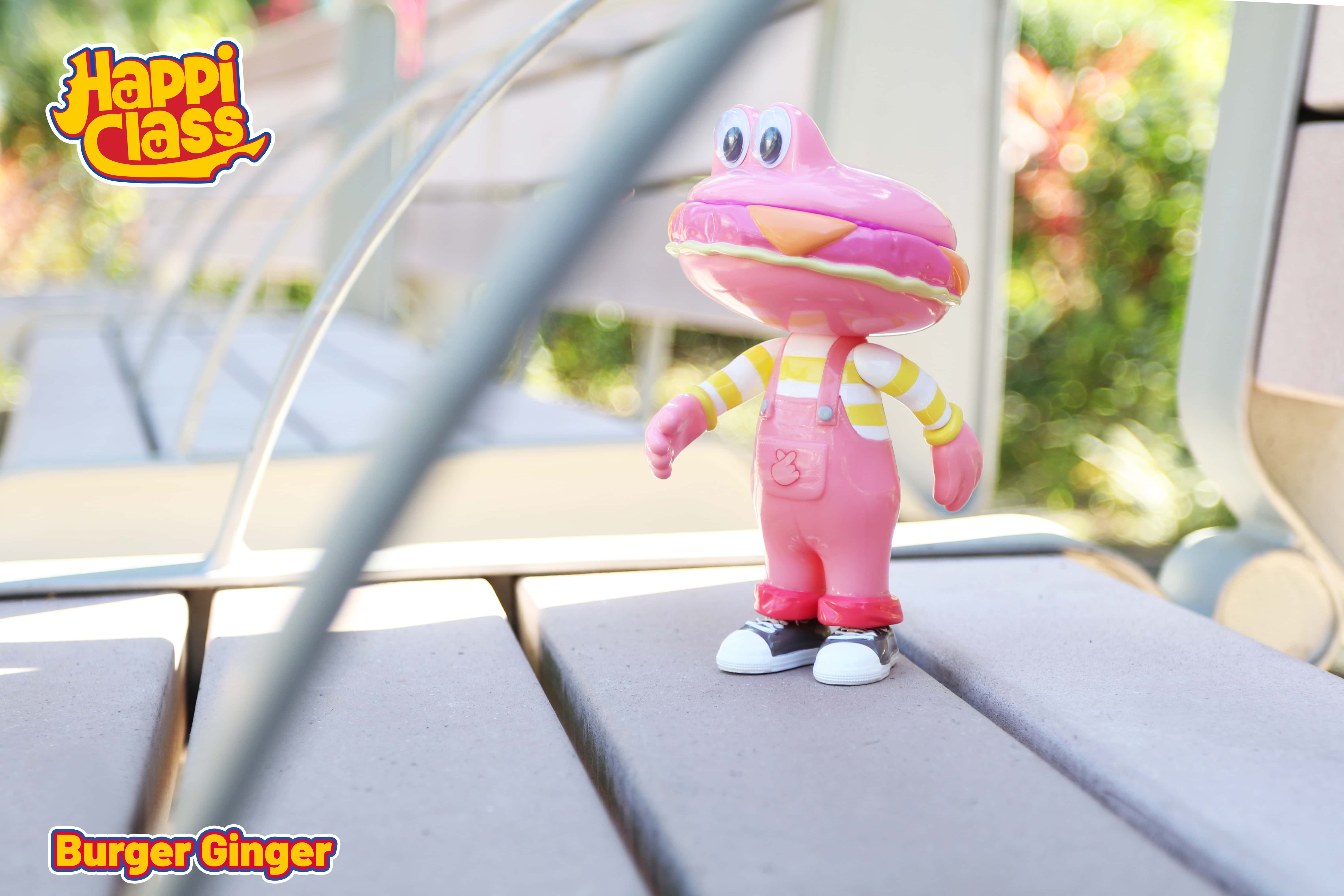 【アメトイ】Happi Class Burger Kun バーガーくん ピンク アメトイ】Happi Class Burger Kun バーガーくん ピンク