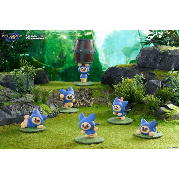 [BOX販売]Monster Hunter Rise アイルー「ネコ」ブラインドボックスフィギュア -6個入りBOX-