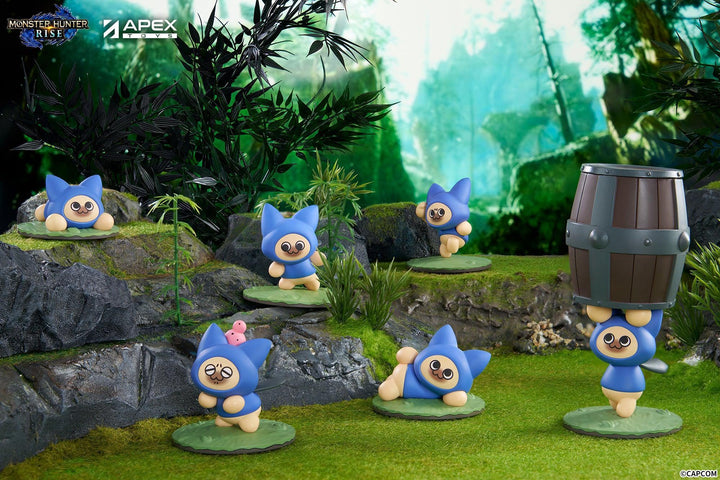 [BOX販売]Monster Hunter Rise アイルー「ネコ」ブラインドボックスフィギュア -6個入りBOX-