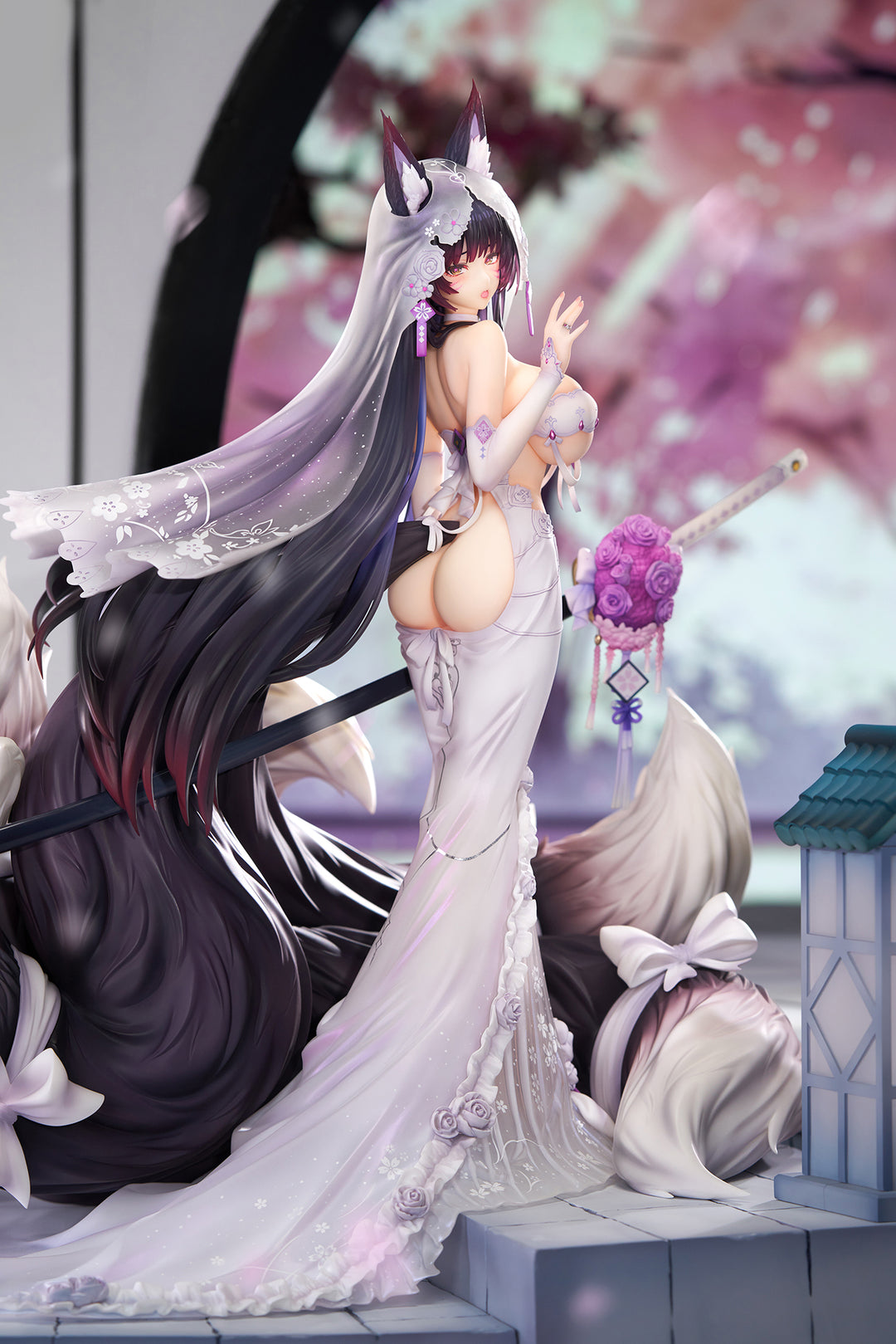 武蔵 純潔清浄のウィステリアVer.  LEDアクリル展示ケース付きスペシャル版 1/7スケール