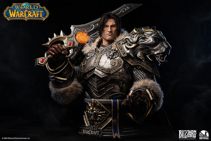 Infinity Studio X Blizzard Entertainment <World of Warcraft> Varian Wrynn life size bust 1/1スケール