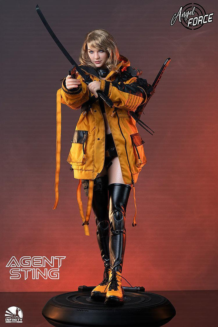 Angel Force- Agent Sting 可動式 シリカゲルフィギュア 1/3スケール