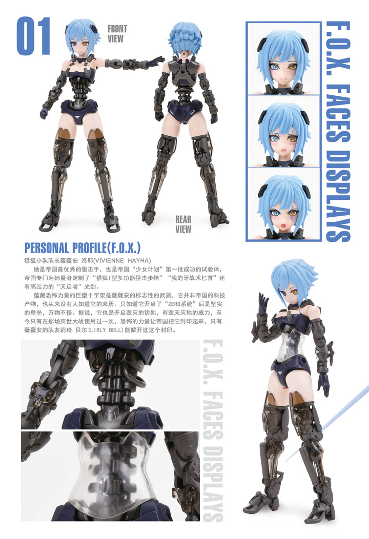 CYBER FOREST[FANTASY GIRLS] F.O.X LONG-RANGE STRIKER UNIT 1/12スケール