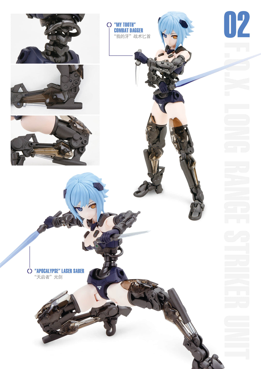 CYBER FOREST[FANTASY GIRLS] F.O.X LONG-RANGE STRIKER UNIT 1/12スケール