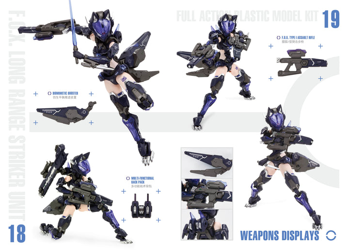 CYBER FOREST[FANTASY GIRLS] F.O.X LONG-RANGE STRIKER UNIT 1/12スケール