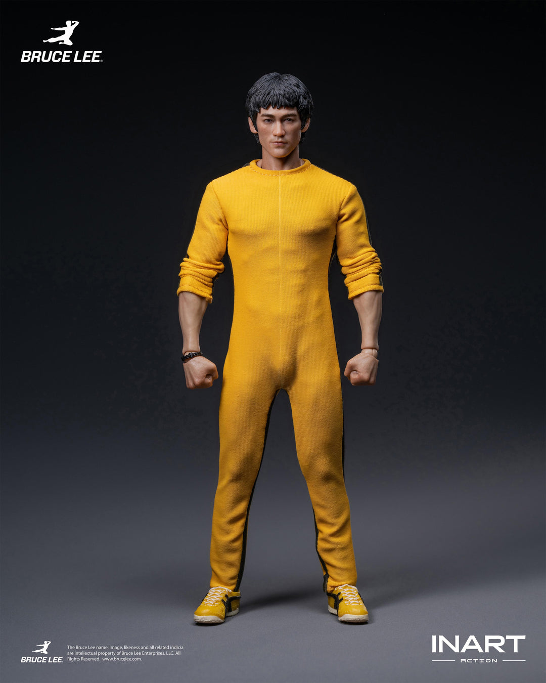 INART Action ブルース・リー（イエロー・ジャンプスーツ） アクションフィギュア 1/12スケール