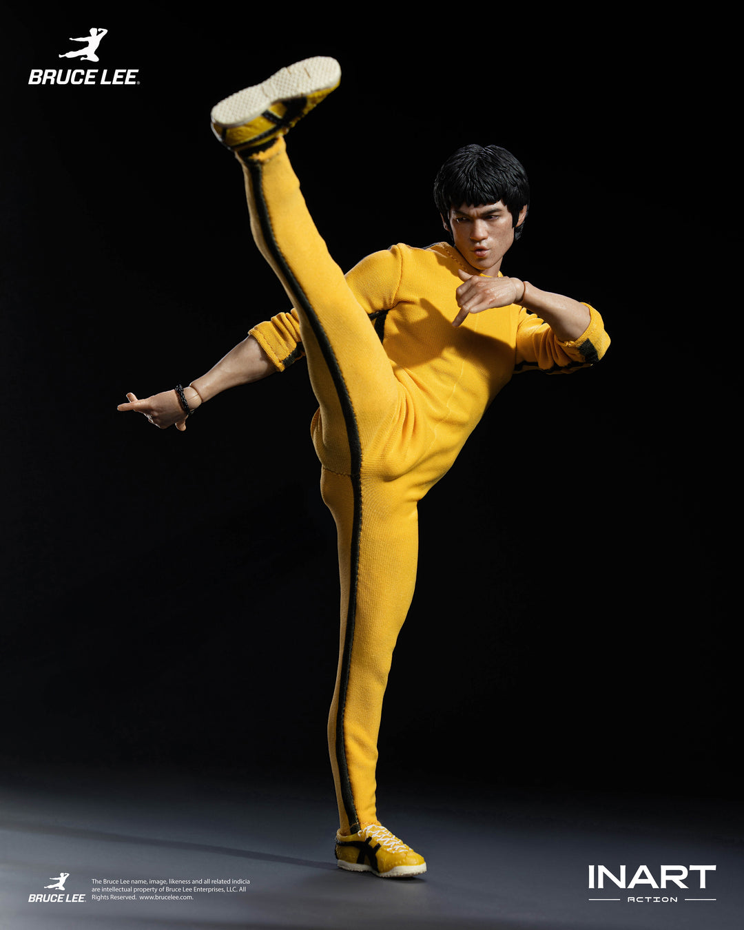 INART Action ブルース・リー（イエロー・ジャンプスーツ） アクションフィギュア 1/12スケール