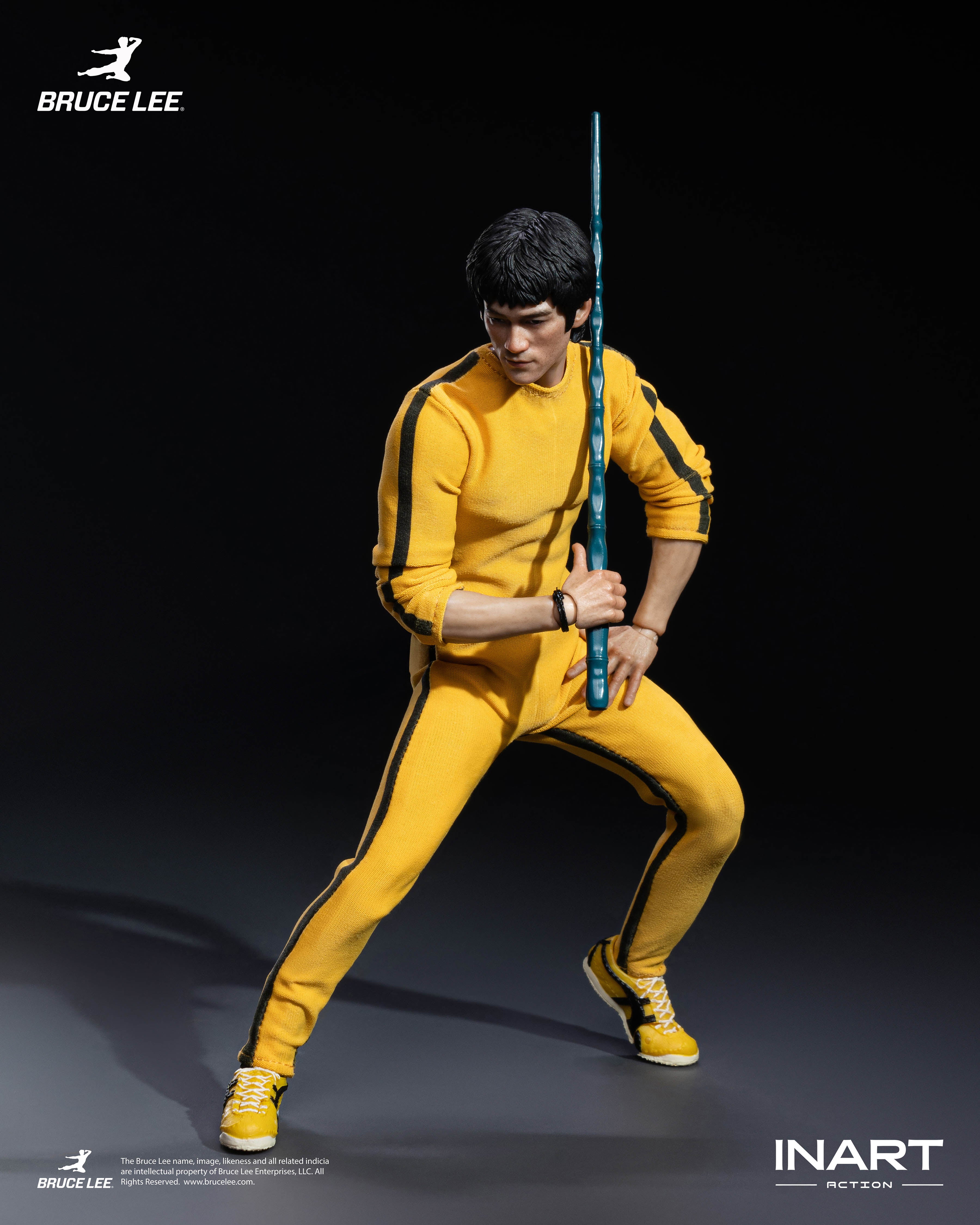 INART Action ブルース・リー（イエロー・ジャンプスーツ） アクション