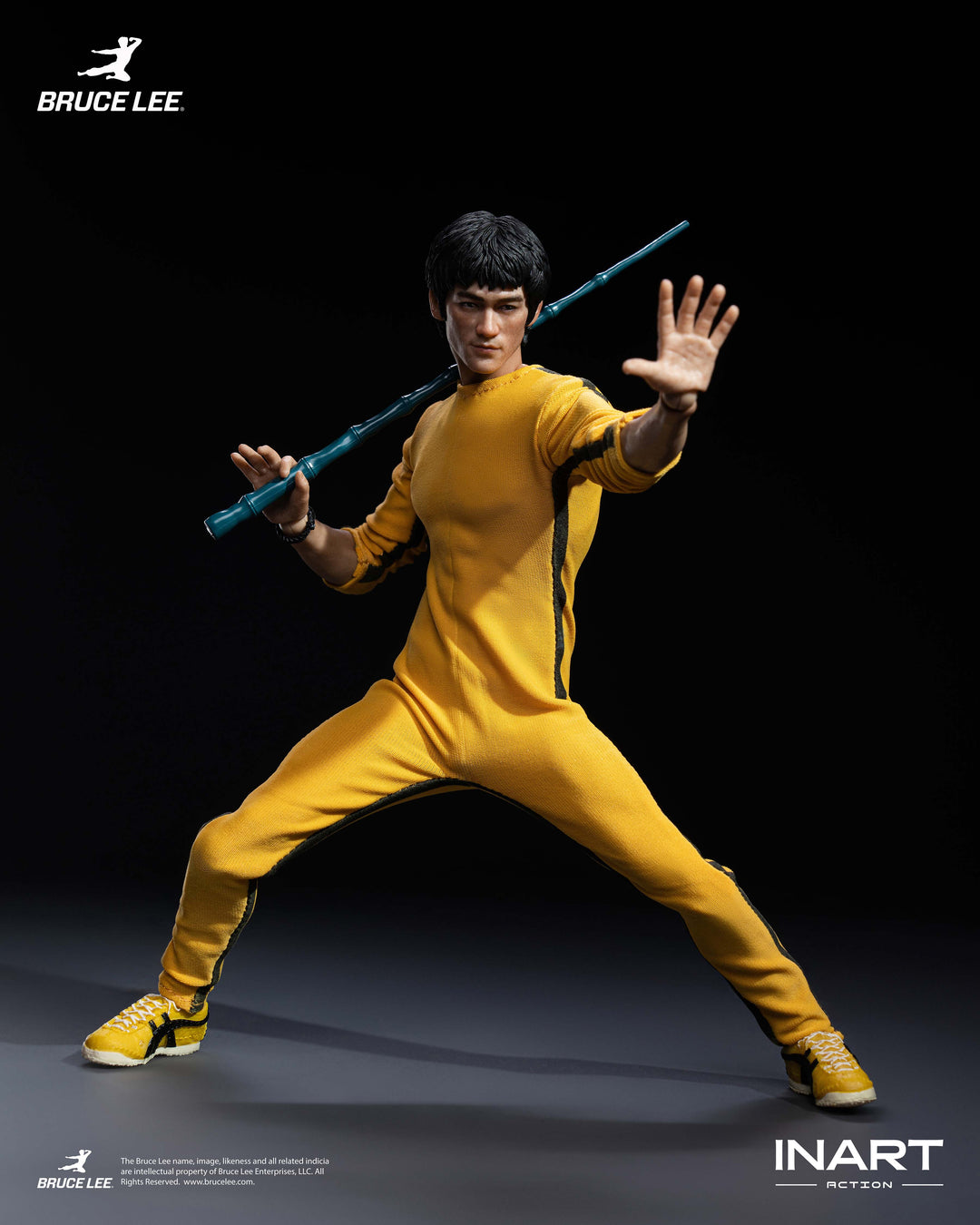 INART Action ブルース・リー（イエロー・ジャンプスーツ） アクションフィギュア 1/12スケール