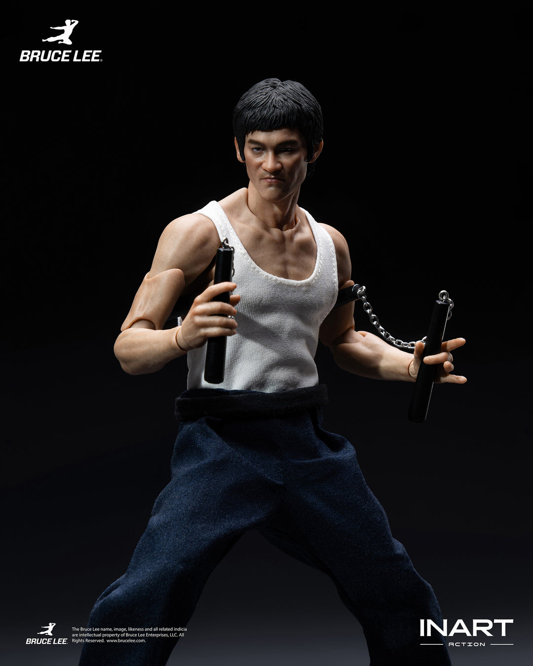 INART Action ブルース・リー（カンフー衣装） アクションフィギュア 1/12スケール