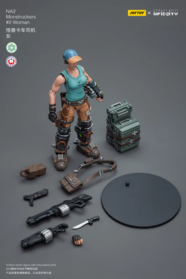NA2 モンスタートラッカー女性兵士 1/18スケール