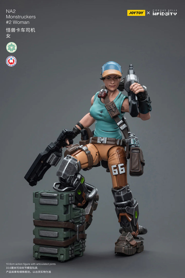 NA2 モンスタートラッカー女性兵士 1/18スケール