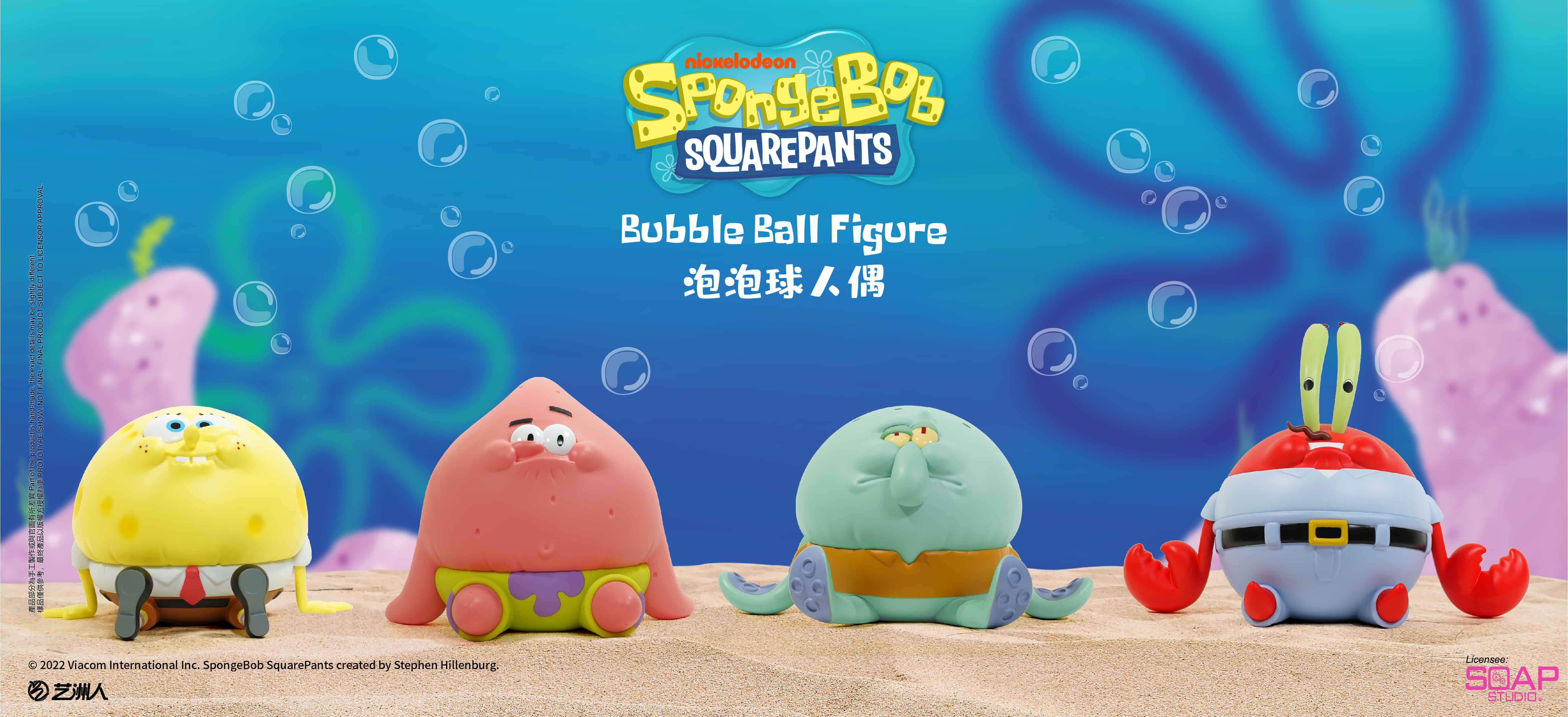 イカルド　スポンジボブ　バブルボール　フィギュア//SOAP STUDIO イカルド スポンジボブ バブルボール フィギュア//SOAP STUDIO